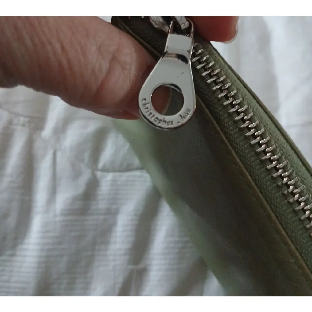 Elegant Olive Green Clutch